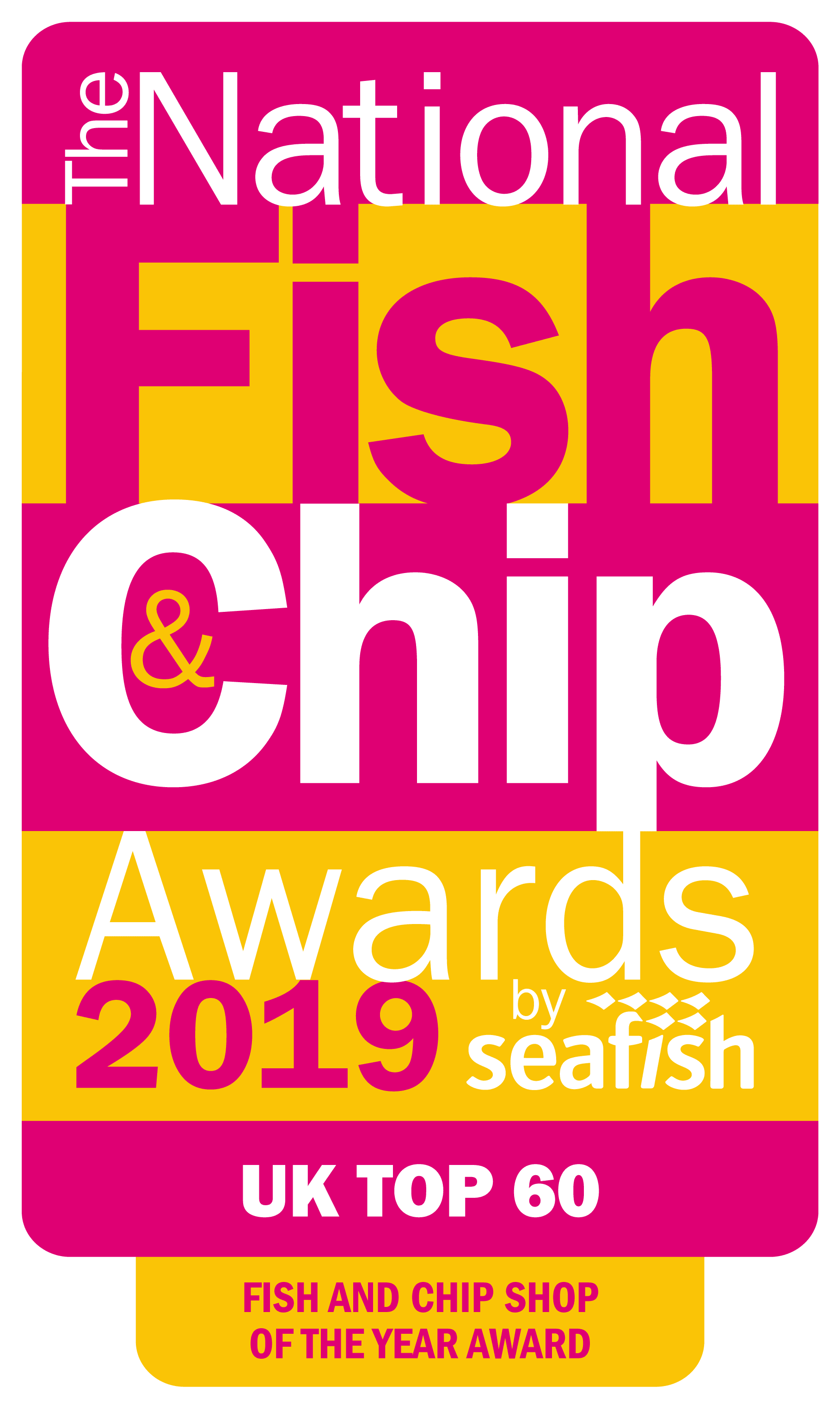 NFCA19 Top 60 Logo - Fish and Chip Shop of the Year Award